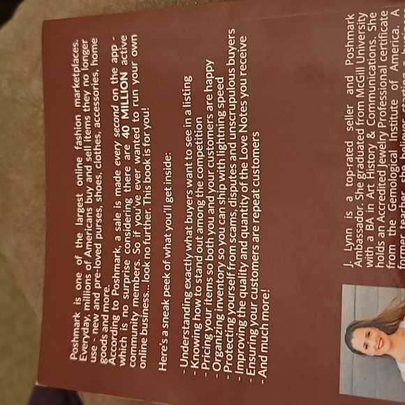3/$20 Poshmark Selling 101 J. Lynn Paperback Book - Picture 3 of 6